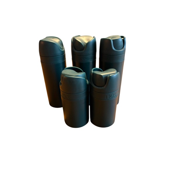Ries Handbags - Ries Essential Travel Bottles Set of 5 Teal Green 1.7oz 3.4oz TSA Approved